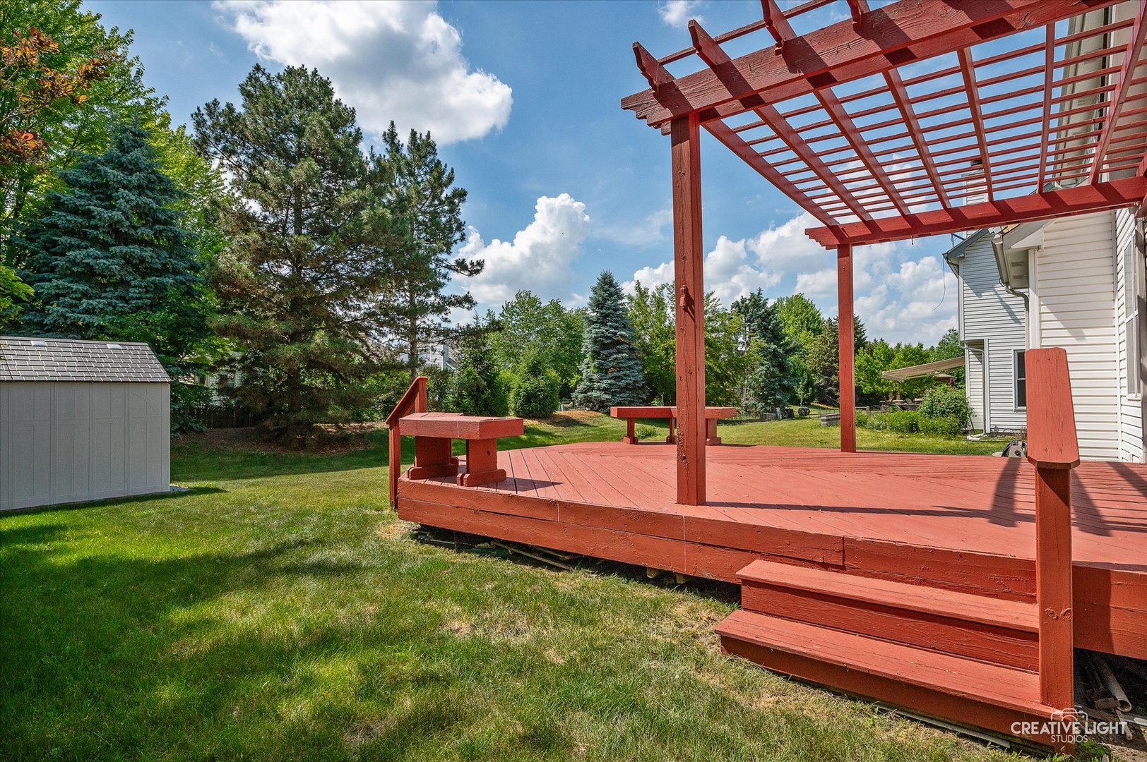 1348 Amaranth Drive Naperville, IL 60564 - Photo 30 of 34 a view of a backyard with sitting area