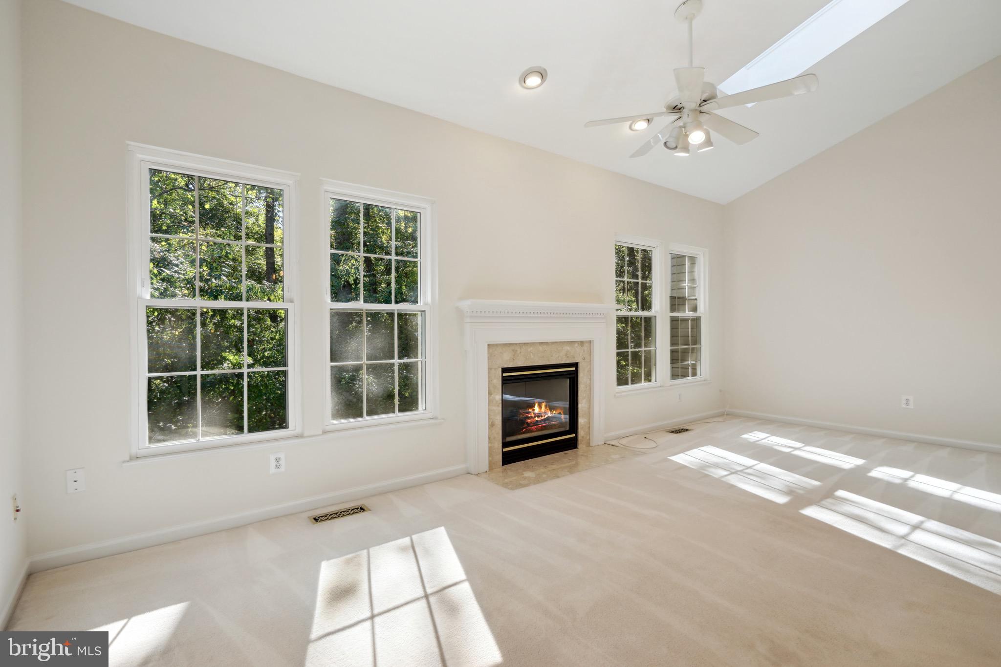 7728 Effingham Square Alexandria, VA 22315 - Photo 11 of 34 Family Room with Skylights