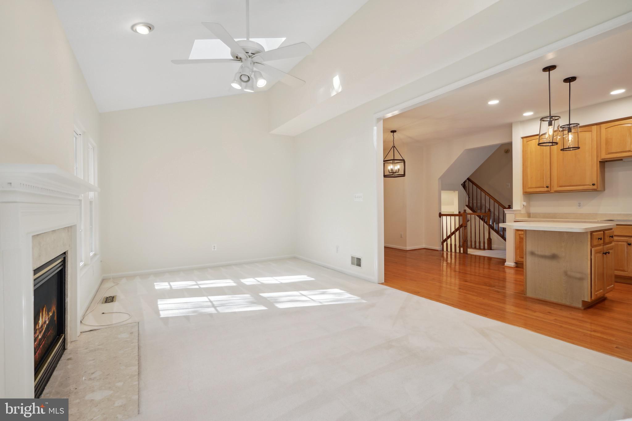 7728 Effingham Square Alexandria, VA 22315 - Photo 12 of 34 Family Room with Skylights