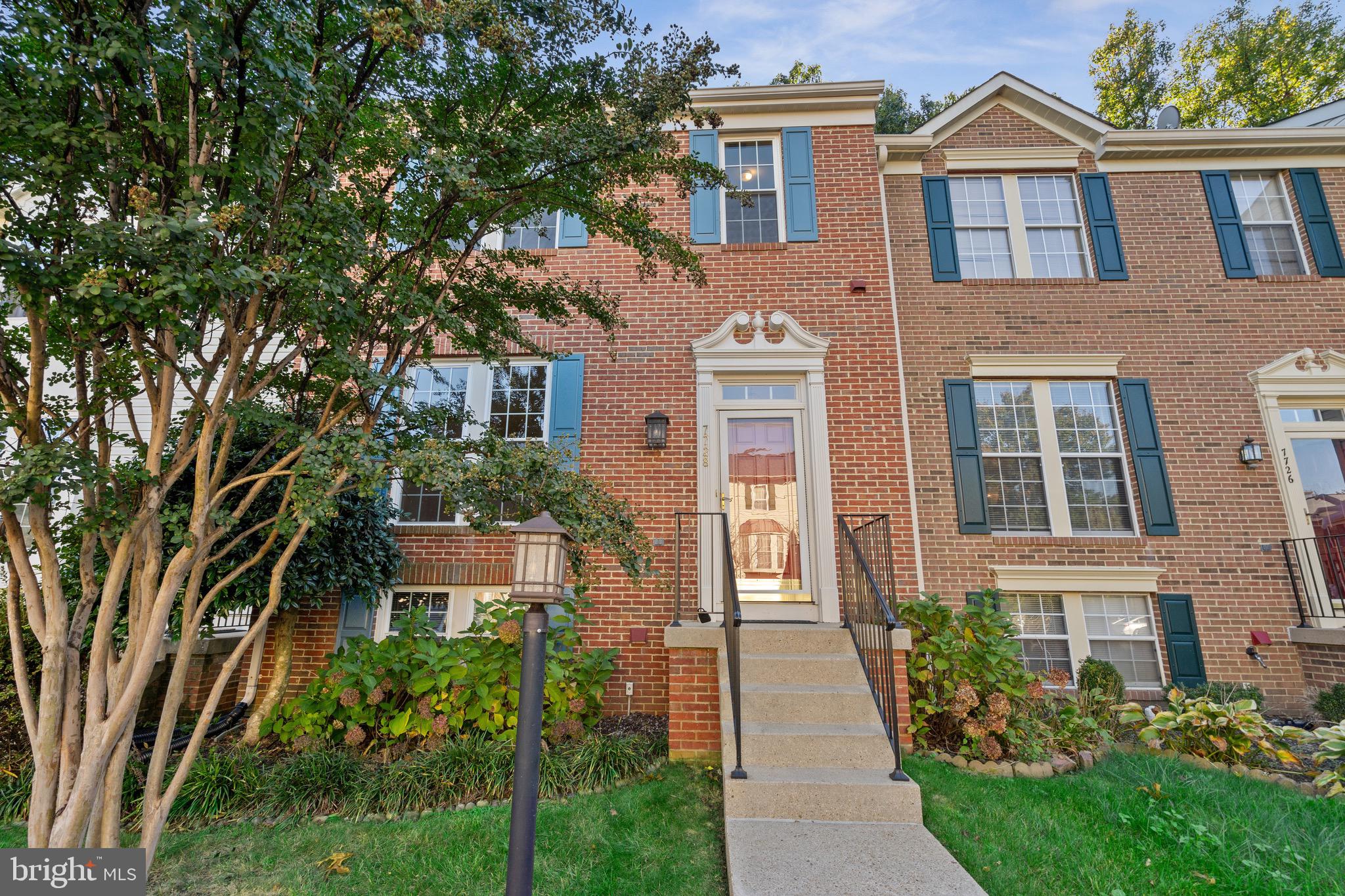 7728 Effingham Square Alexandria, VA 22315 - Photo 2 of 34 Front Elevation