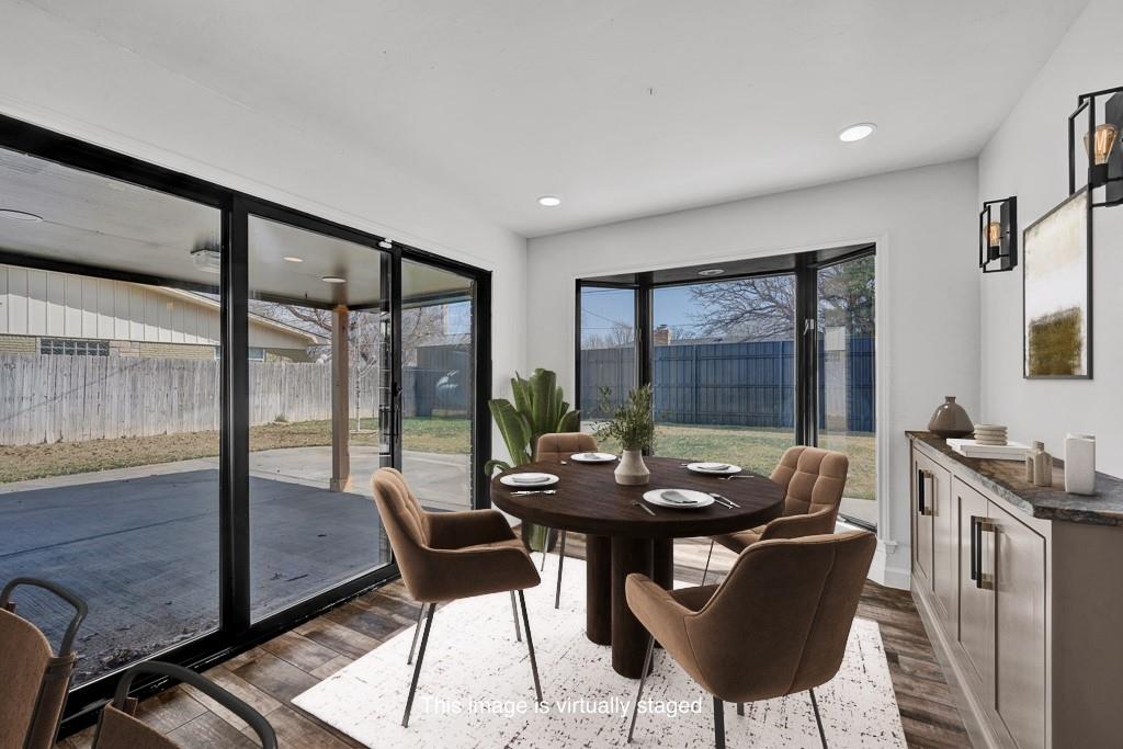 6117 Gainsborough Road Amarillo, TX 79106 - Photo 18 of 40 a dining room with furniture and window