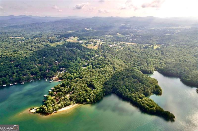 121 Mountain Meadows Morganton, GA 30560 - Photo 27 of 28 an aerial view of a houses with a yard and lake view