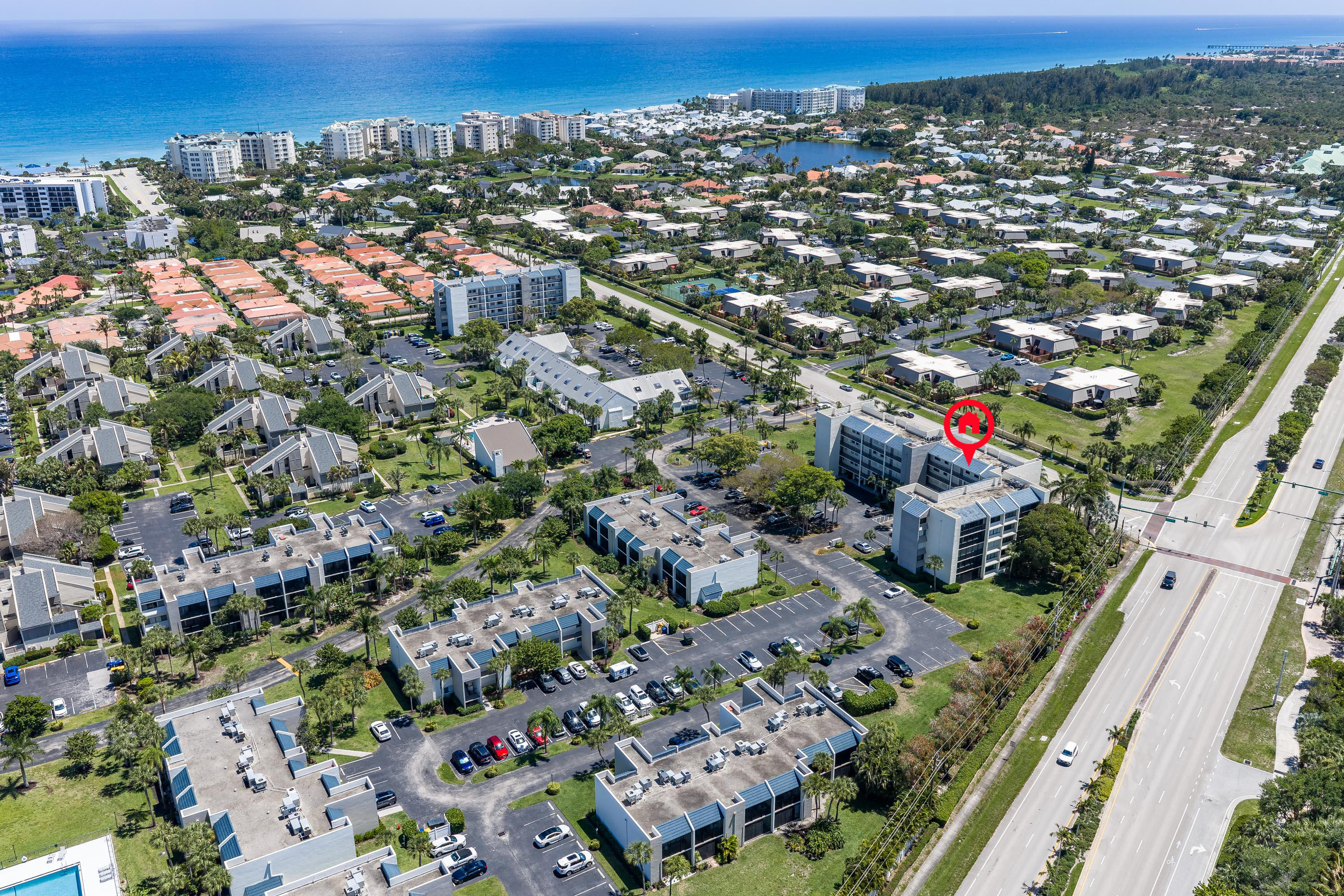 1605 Highway 1, Unit 303M1 Jupiter, FL 33477 - Photo 37 of 42 an aerial view of multiple house