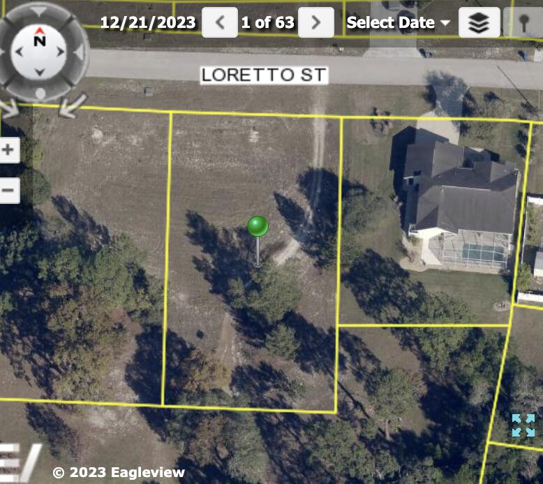 0 Loretto Street Spring Hill, FL 34608 - Photo 1 of 3 Parcel 8 Loretto St Aerial