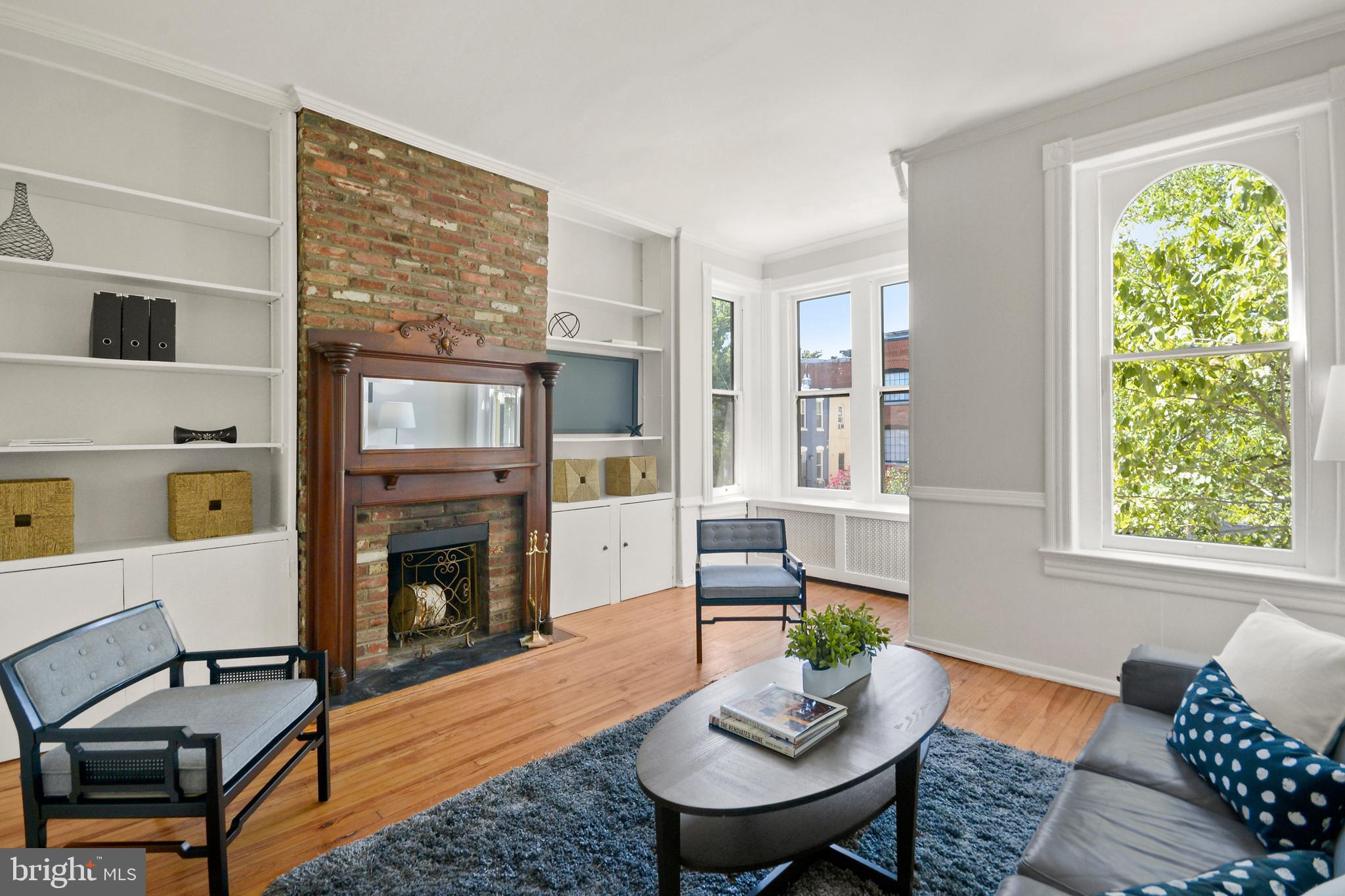 215 9th Street Northeast Washington, DC 20002 - Photo 12 of 26 Family room w/ tree-top views is a dream space