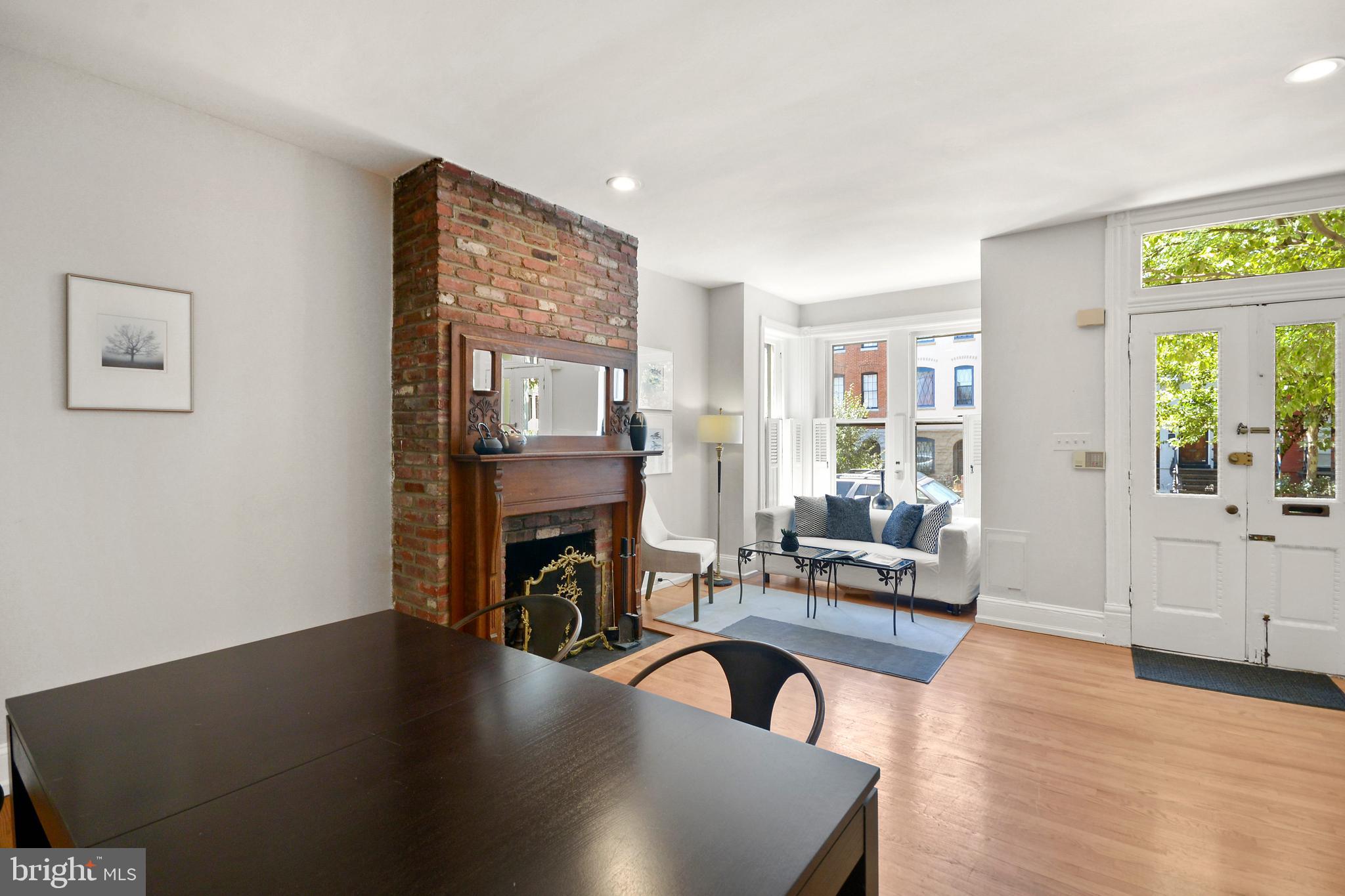 215 9th Street Northeast Washington, DC 20002 - Photo 4 of 26 Wide-open living/dining at your entry