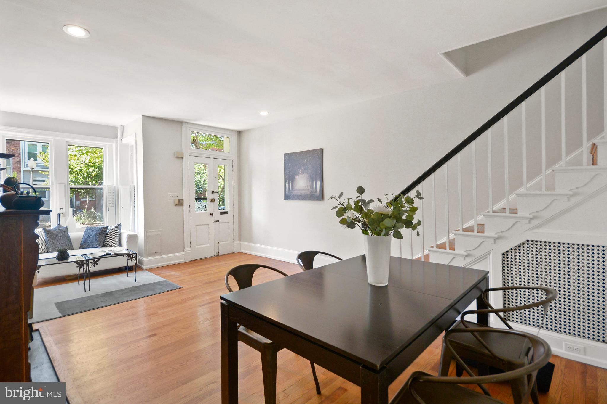 215 9th Street Northeast Washington, DC 20002 - Photo 5 of 26 Wide-open living/dining area