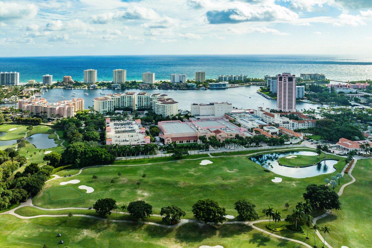 550 Southeast Mizner Boulevard, Unit B506 Boca Raton, FL 33432 - Photo 3 of 53 Aerial Golf course and oceanviews