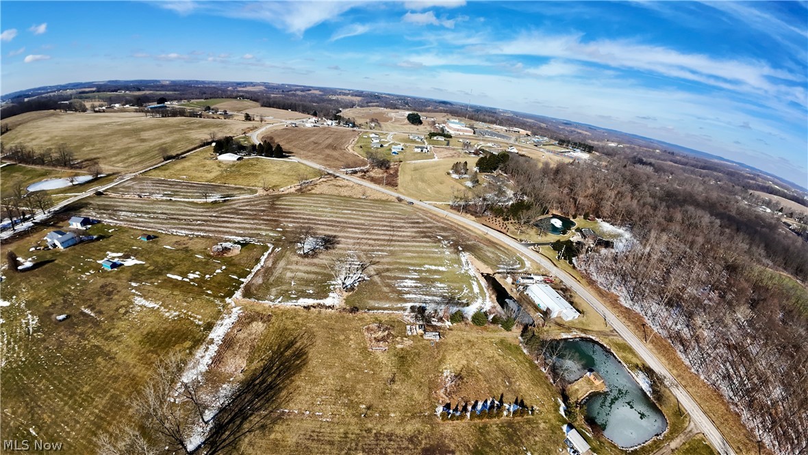 60 State Route Millersburg, OH 44654 - Photo 3 of 12 Aerial view of property's location with rural landscape and abundant farmland