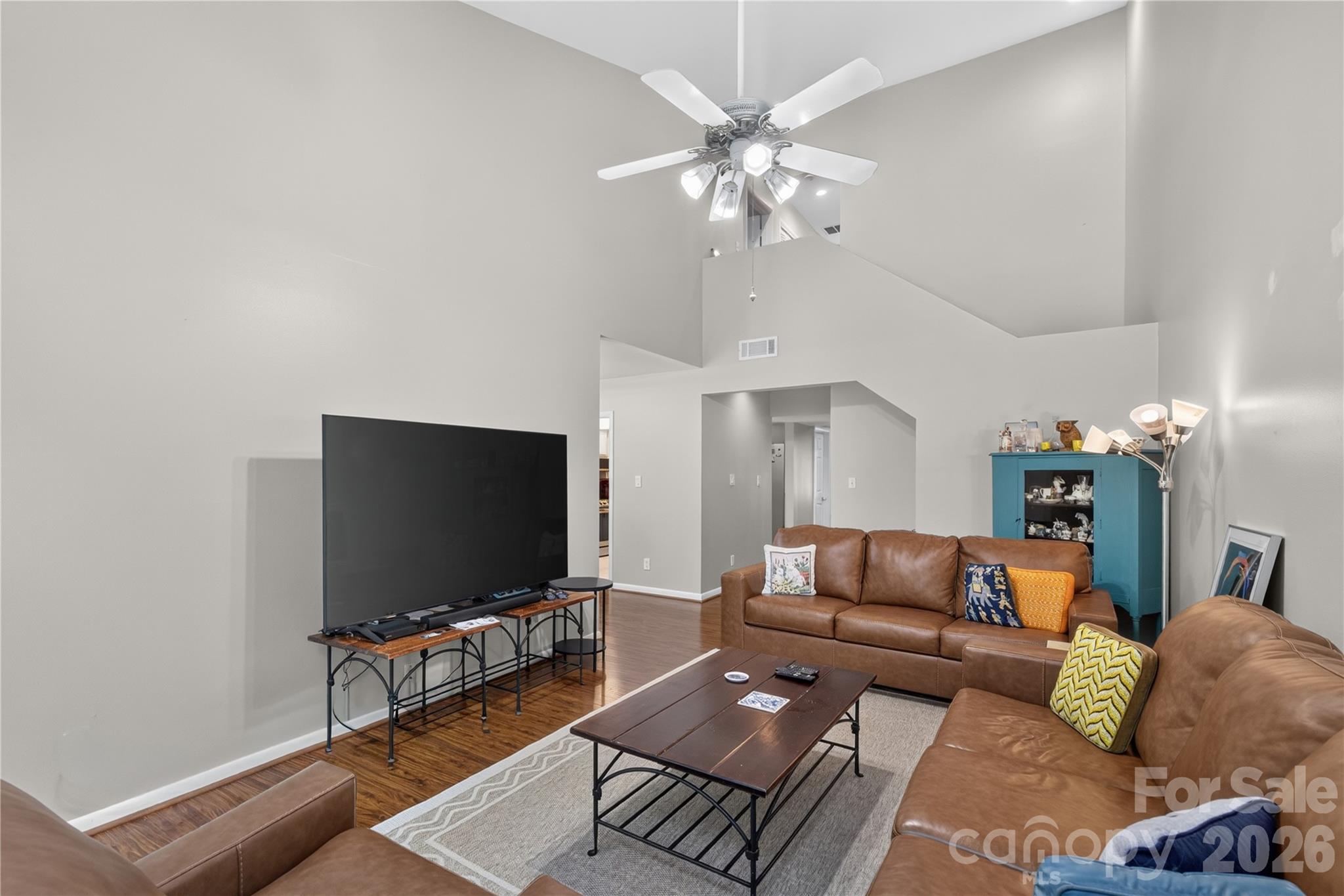 185 Riverview Terrace Clover, SC 29710 - Photo 4 of 35 a living room with furniture and a flat screen tv