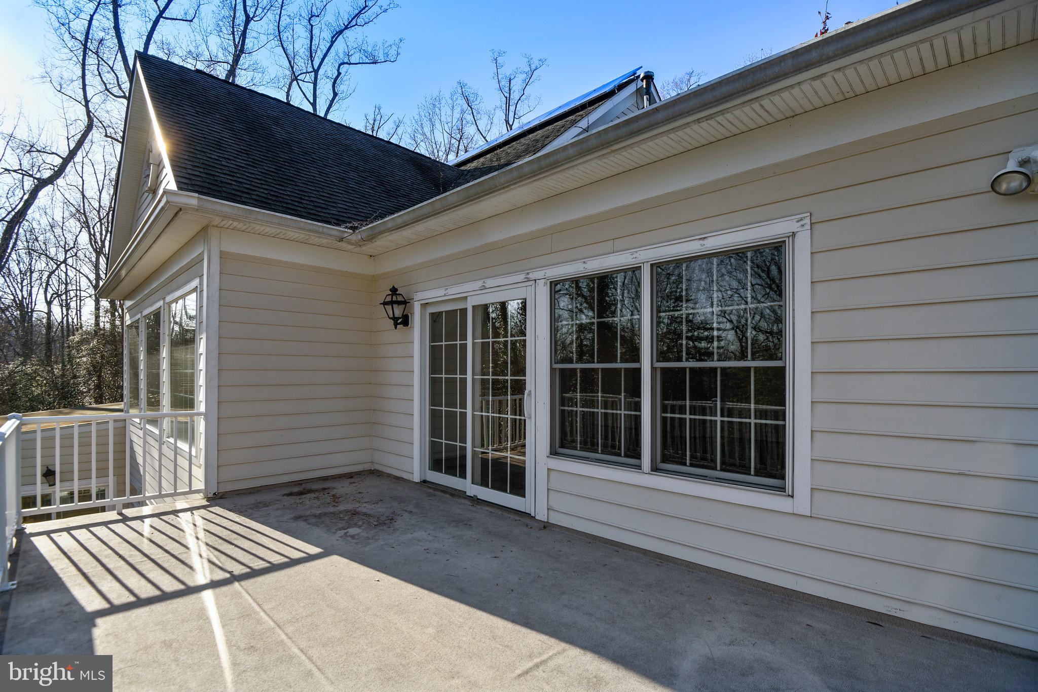 311 Kyle Road Crownsville, MD 21032 - Photo 46 of 92 Large Deck off the Master BR w/water view