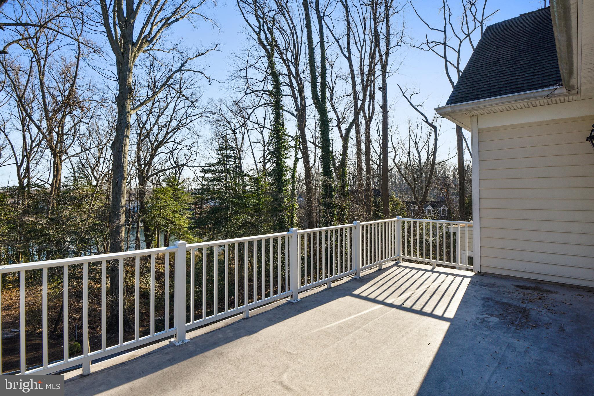 311 Kyle Road Crownsville, MD 21032 - Photo 47 of 92 Large Deck off MBR with Water View