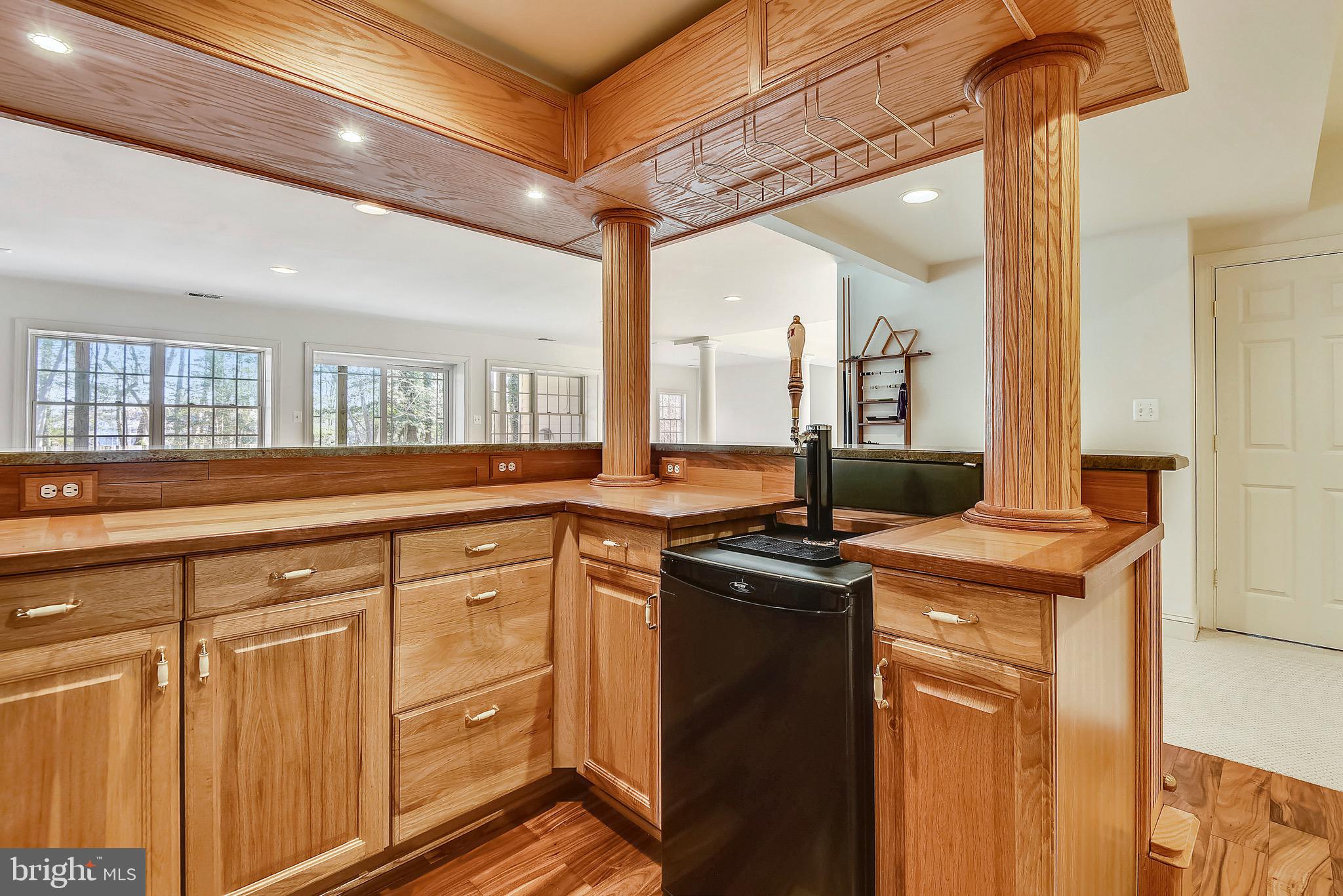 311 Kyle Road Crownsville, MD 21032 - Photo 66 of 92 Lower Level Custom Built Wet Bar