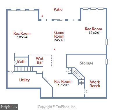 311 Kyle Road Crownsville, MD 21032 - Photo 90 of 92 Lower Level floor plan