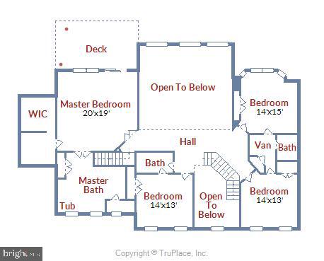 311 Kyle Road Crownsville, MD 21032 - Photo 92 of 92 Second Level floor plan