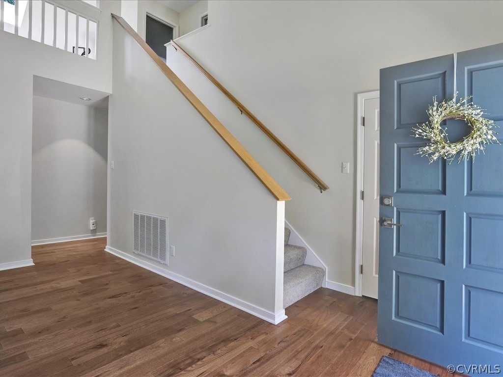 13804 Sandy Oak Road Chester, VA 23831 - Photo 4 of 31 a view of entryway with wooden floor