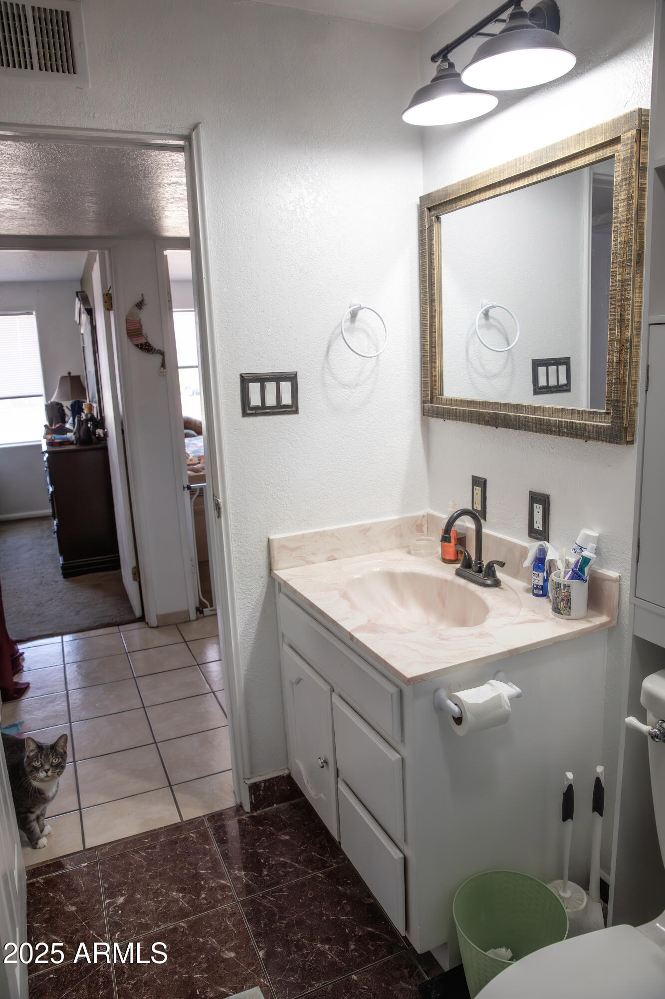 108 Graham Drive Bisbee, AZ 85603 - Photo 38 of 52 a bathroom with a sink mirror and vanity