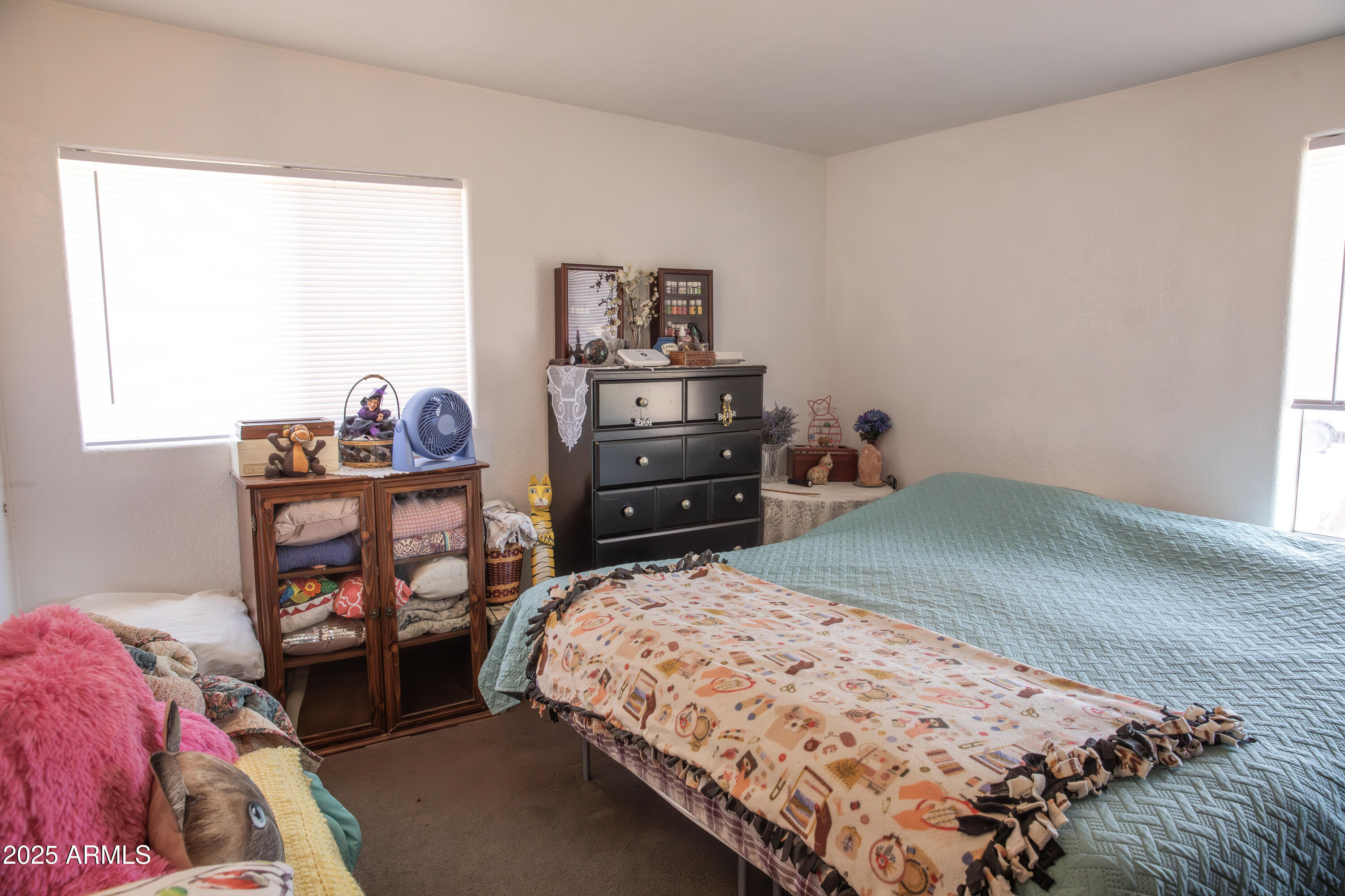 108 Graham Drive Bisbee, AZ 85603 - Photo 40 of 52 a bedroom with a bed and a dresser in it