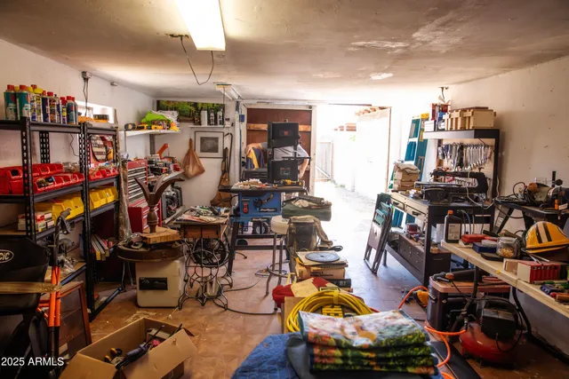 a view of a room with musical instruments