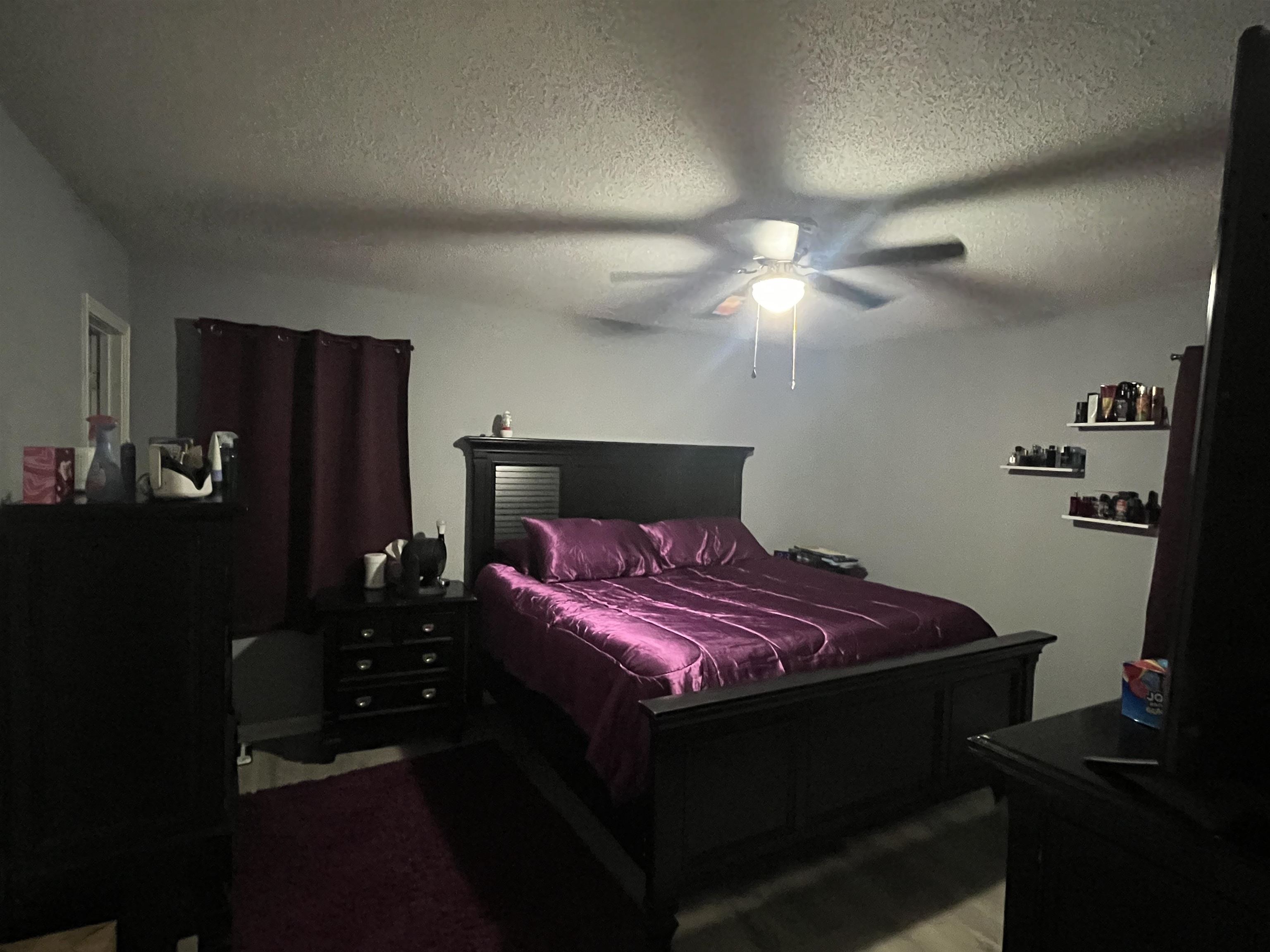 3010 Falkirk Road Memphis, TN 38128 - Photo 10 of 13 Bedroom with a textured ceiling and ceiling fan
