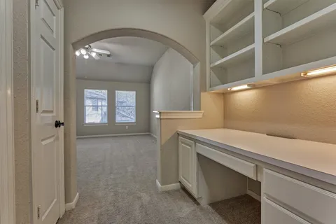 a room with storage and utility