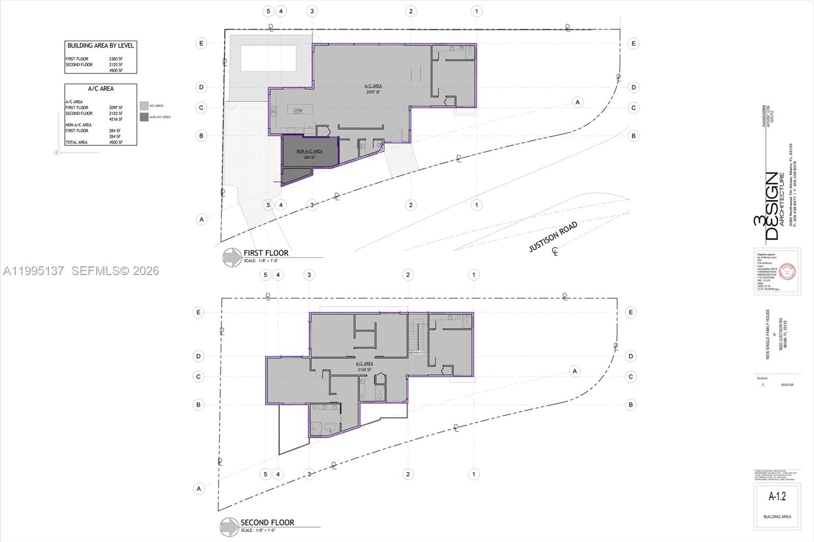 3620 Justison Road Miami, FL 33133 - Photo 5 of 5 Site Plan