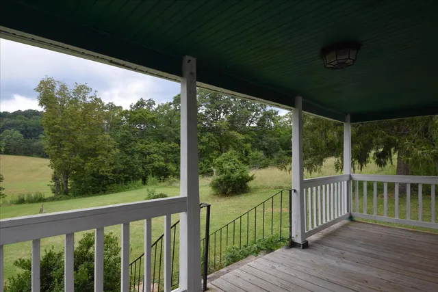 a view of a house with a yard and plants