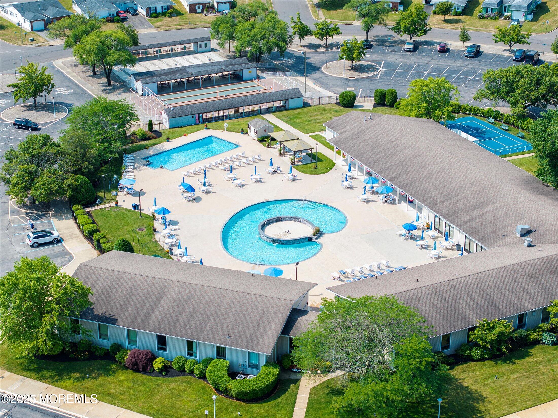 35 Patmore Road Brick, NJ 08724 - Photo 49 of 65 an aerial view of a house with a garden and trees
