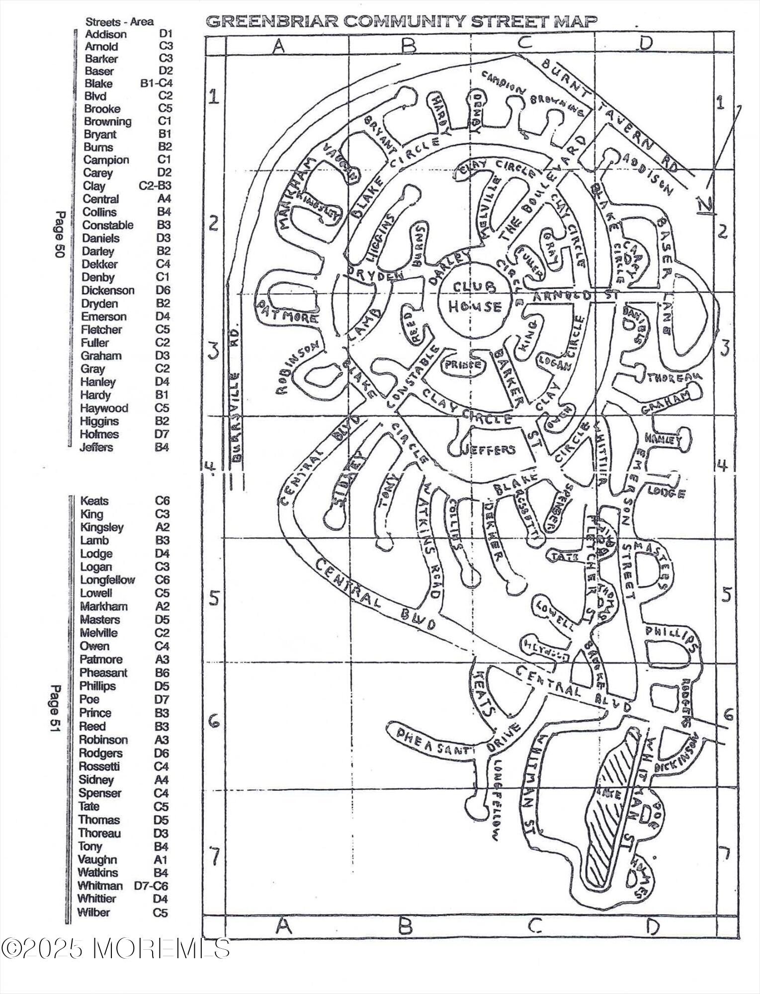 35 Patmore Road Brick, NJ 08724 - Photo 54 of 65 49-COMMUNITY MAP