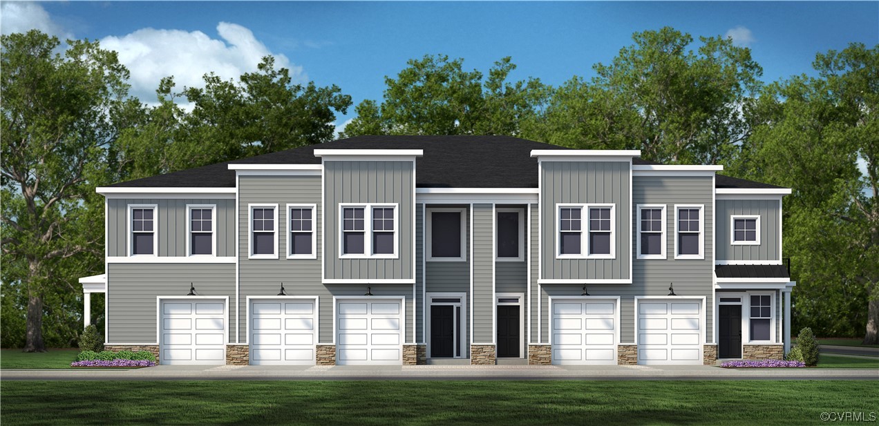 4119 Next Level Trace Midlothian, VA 23112 - Photo 2 of 50 a front view of a house with a garden