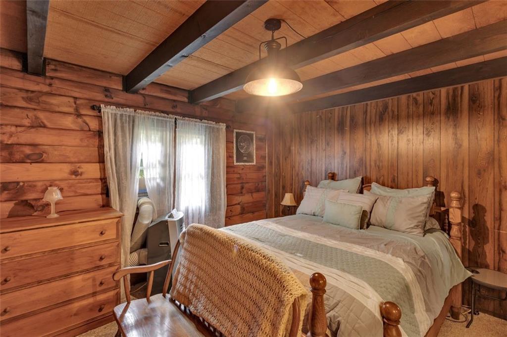 1270 Old State Road Apollo, PA 15613 - Photo 27 of 36 a bedroom with a bed and a mirror