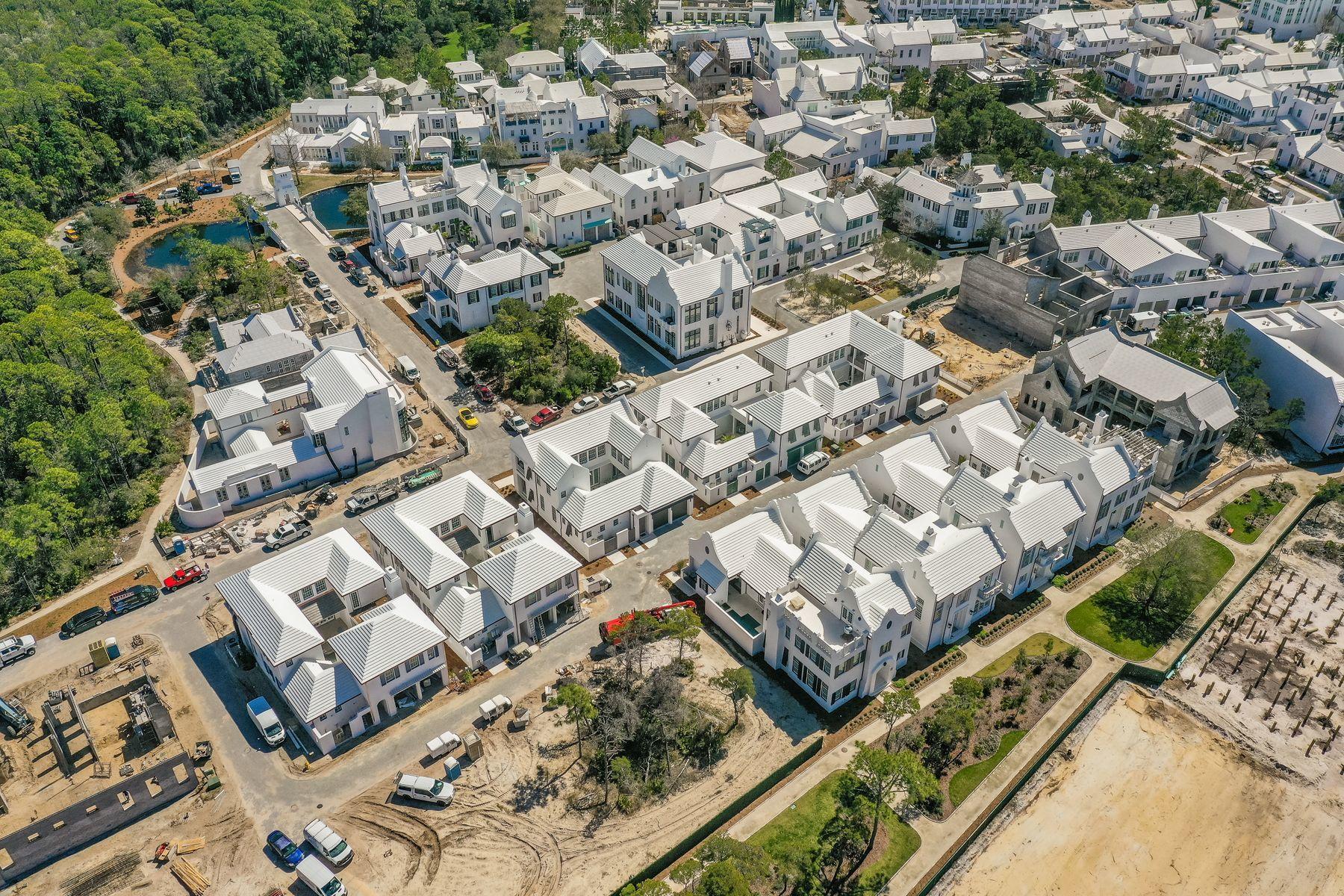 Lot M5 Whalebone Alley Inlet Beach Inlet Beach, FL 32461 - Photo 3 of 20 an aerial view of multiple house