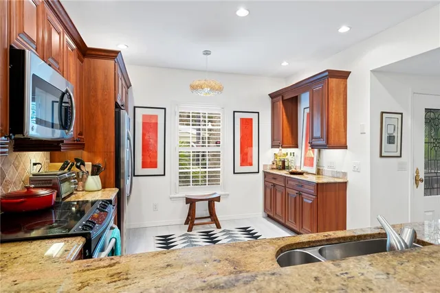 a room with furniture and a window