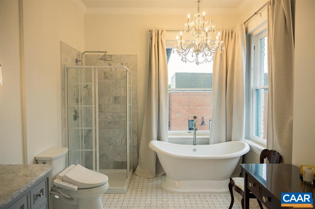 409 Park Street Charlottesville, VA 22902 - Photo 33 of 58 a bathroom with a sink and a mirror