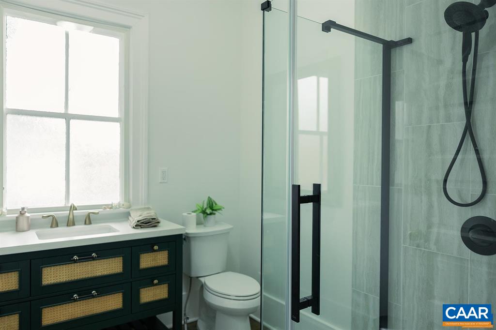 409 Park Street Charlottesville, VA 22902 - Photo 41 of 58 a bathroom with a sink a toilet and shower