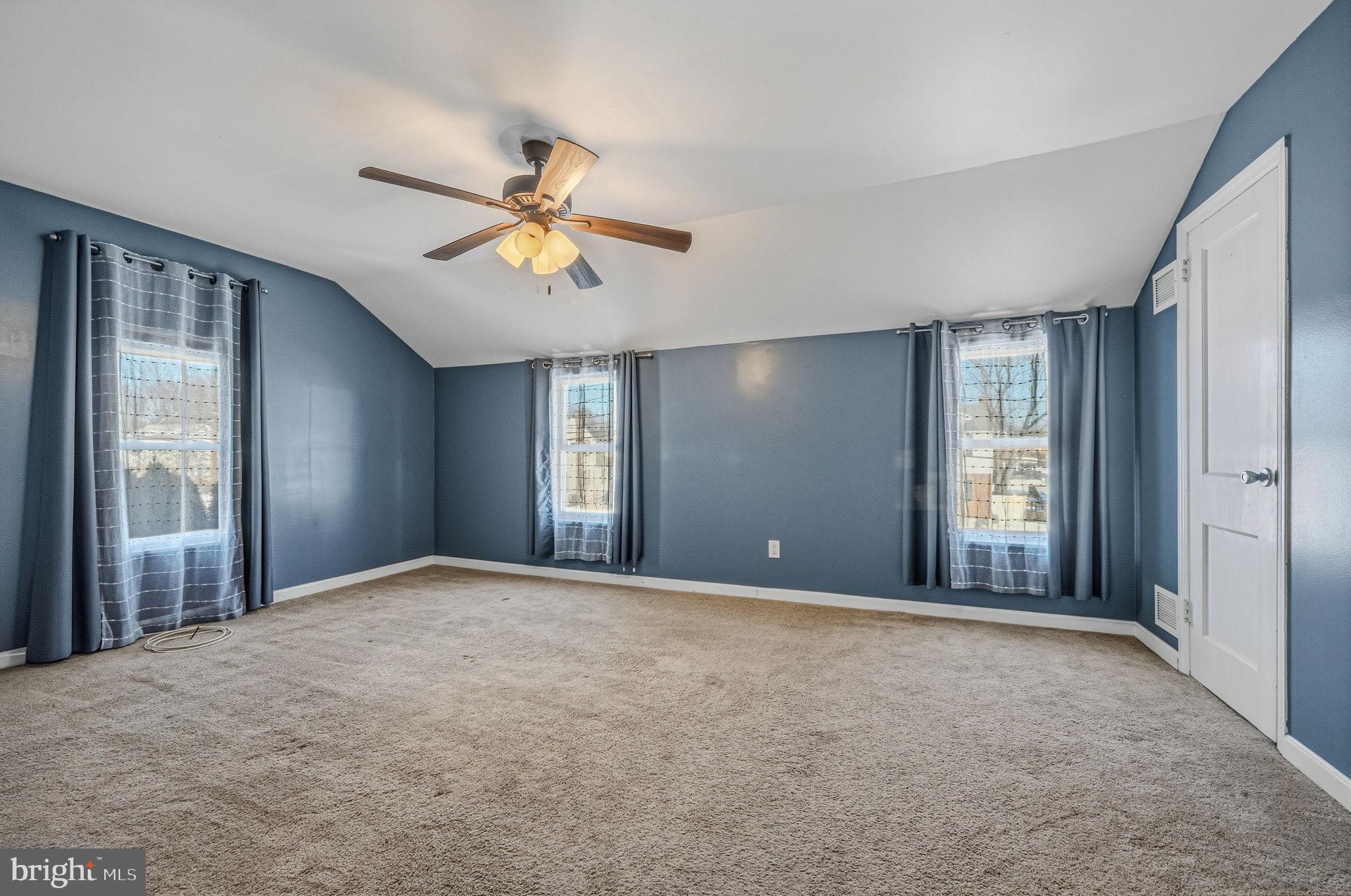 9 Alvil Road Wilmington, DE 19805 - Photo 20 of 45 Spacious main Bedroom with serene blue walls.