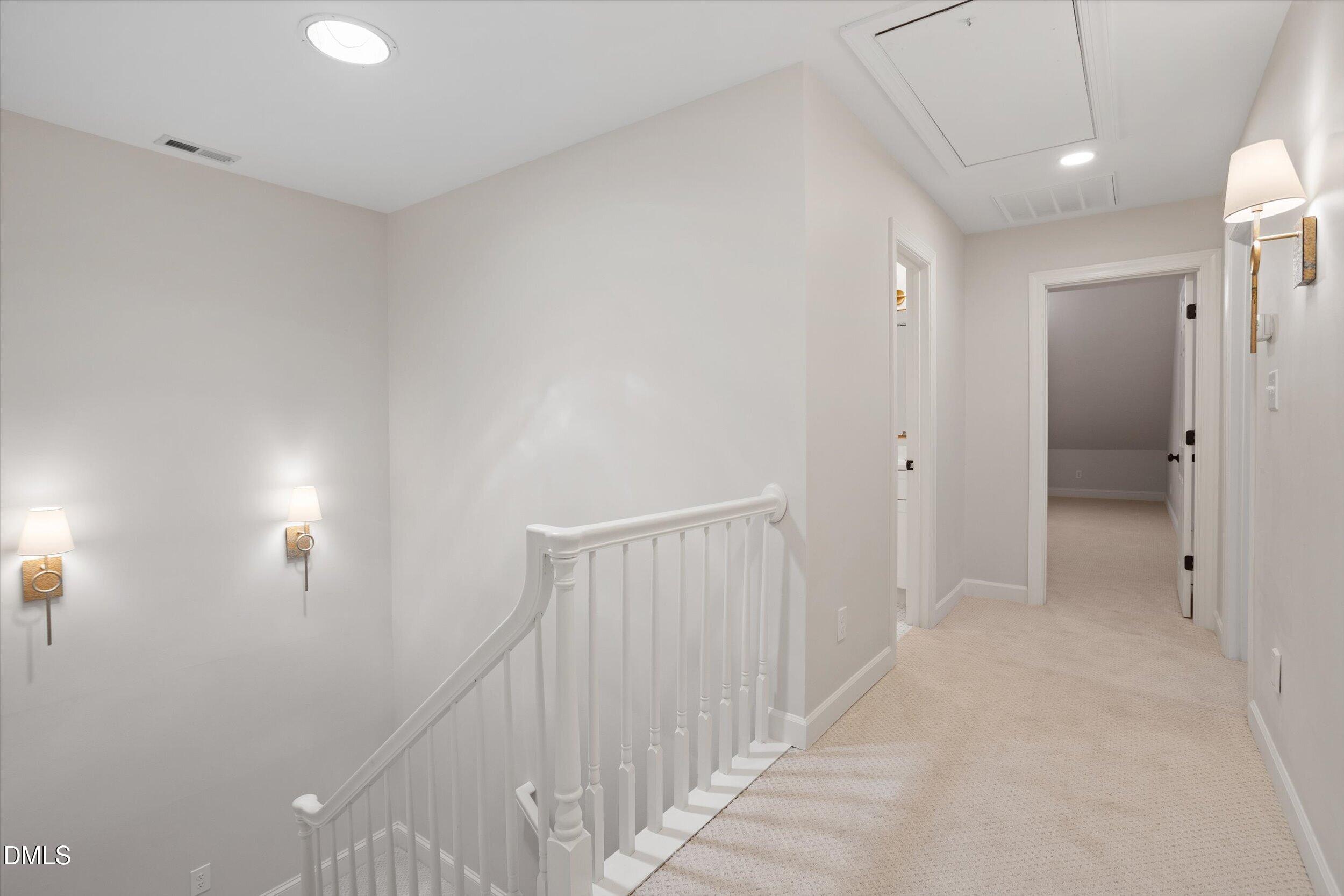 3417 Sir Colleton Court Raleigh, NC 27612 - Photo 29 of 46 Upstairs hall to 2 bedrooms and bonus room