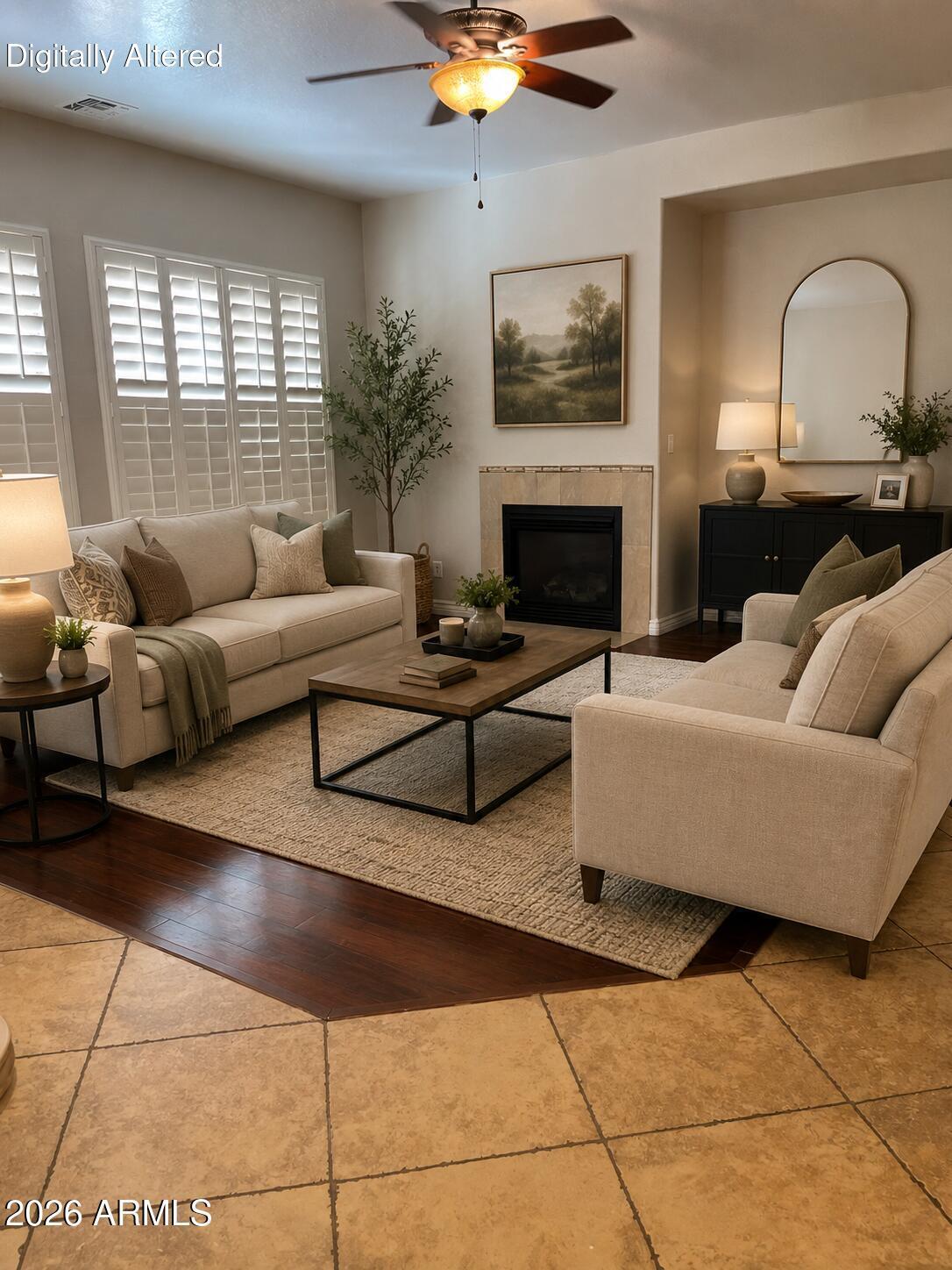 18068 West Rimrock Street Surprise, AZ 85388 - Photo 2 of 20 staged living room