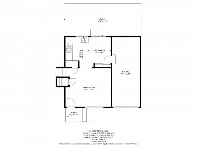 611 Andover Street Chicago Heights, IL 60411 - Photo 29 of 30 a picture of a floor plan