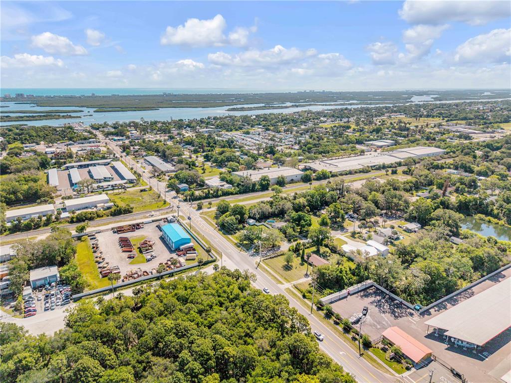 103 Flagler Avenue Edgewater, FL 32132 - Photo 46 of 53 an aerial view of residential building and lake