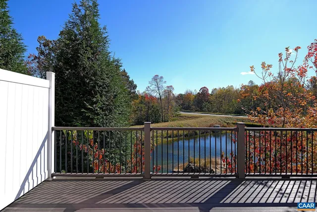 a view of deck on the roof deck