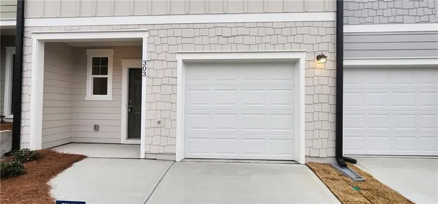 a view of a house with a door