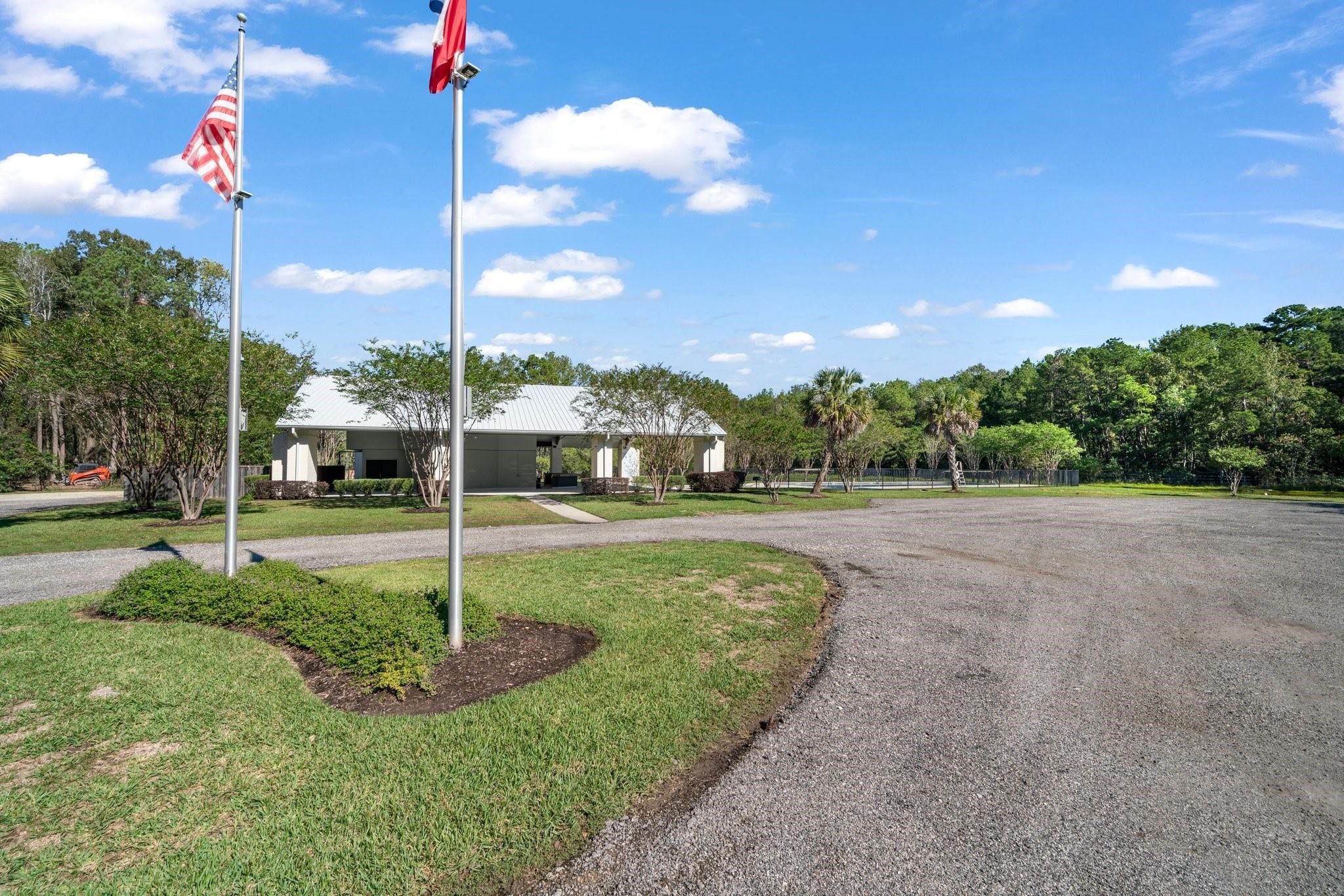 28526 Riverside Crest Lane Houston, TX 77336 - Photo 28 of 36 a view of a garden with a slide