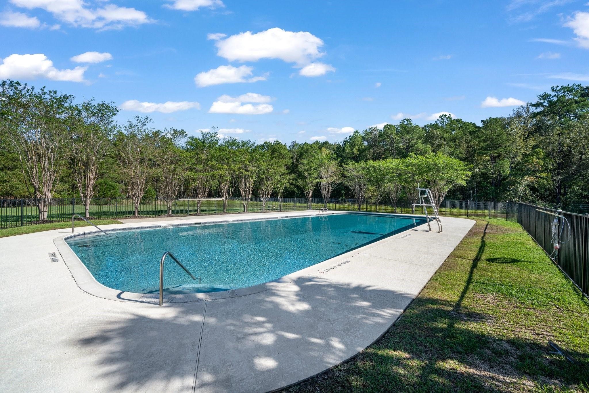 28526 Riverside Crest Lane Houston, TX 77336 - Photo 30 of 36 a view of a swimming pool with a yard