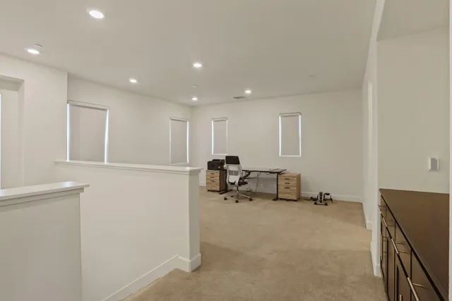 a room with furniture and a table