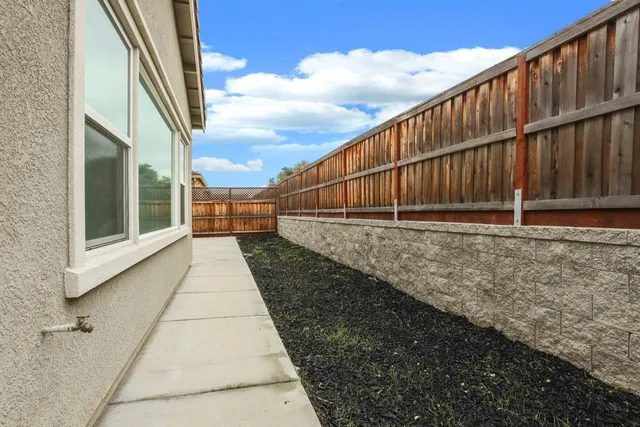 a view of wooden fence