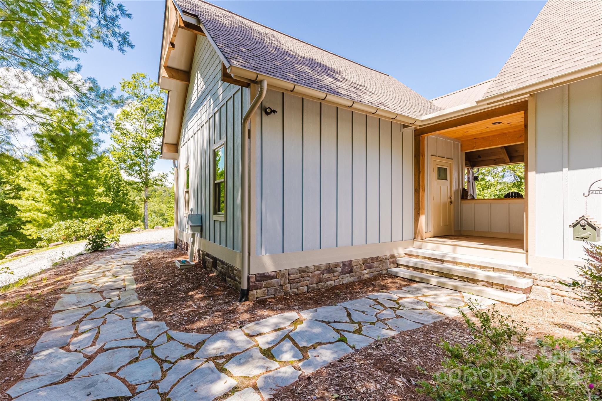 216 Alarka Point Bryson City, NC 28713 - Photo 37 of 47 a view of a house with a yard