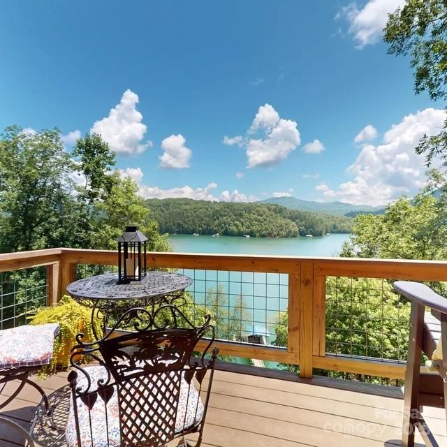 216 Alarka Point Bryson City, NC 28713 - Photo 40 of 47 a view of balcony with furniture