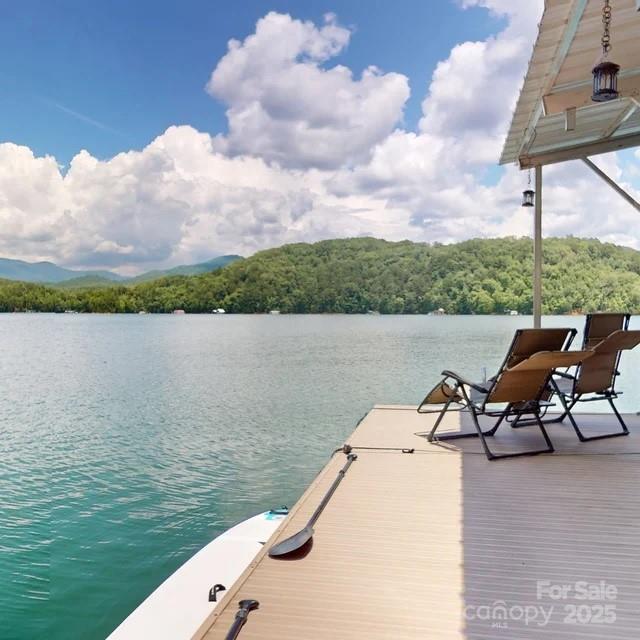 216 Alarka Point Bryson City, NC 28713 - Photo 45 of 47 a view of a lake with outdoor seating