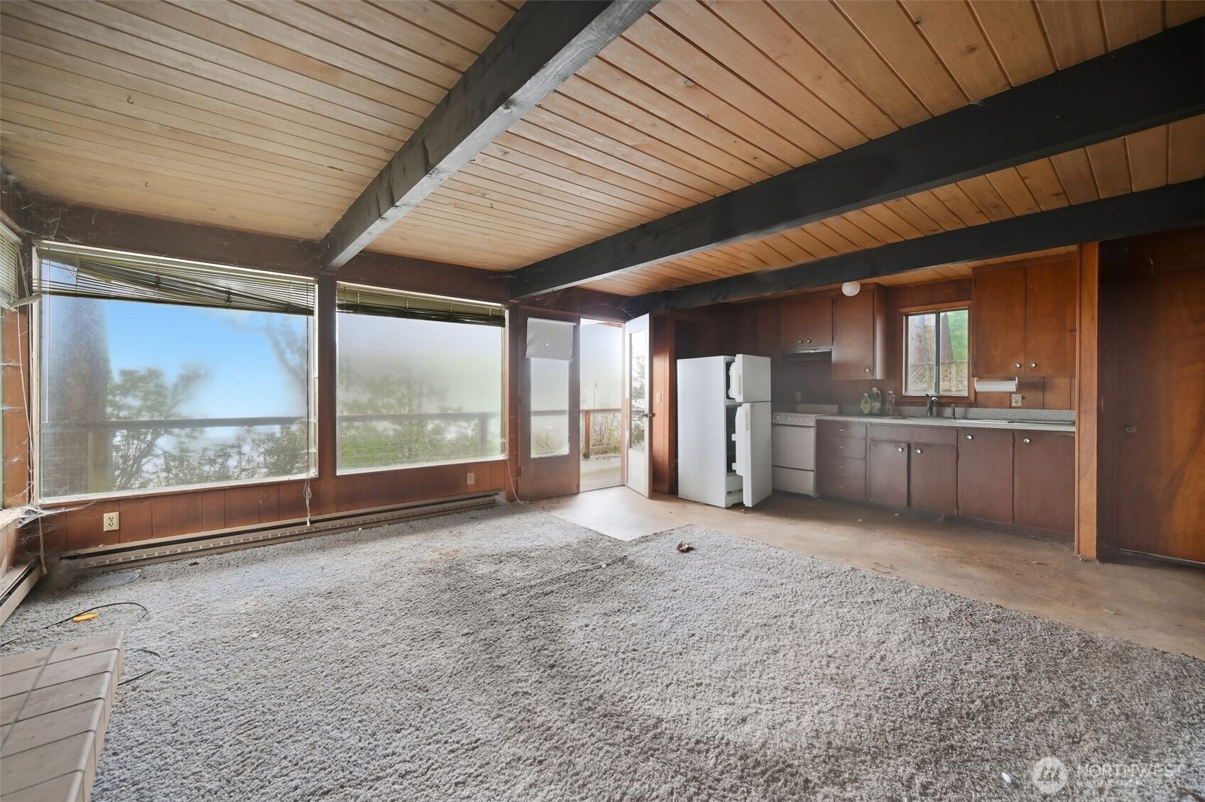 1284 Dines Point Road Greenbank, WA 98253 - Photo 13 of 23 a view of an empty room with a window